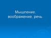 Мышление, воображение, речь