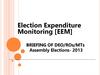 Election Expenditure Monitoring [EEM]