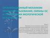 Организационный механизм природопользования, охраны ОС и обеспечения экологической безопасности