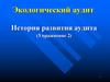Экологический аудит. История развития аудита