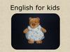 English for kids