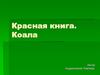 Красная книга. Коала