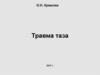 Травма таза