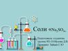 Соли «Na2SO4»