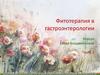 Фитотерапия в гастроэнтерологии