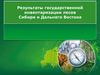 Результаты государственной инвентаризации лесов Сибири и Дальнего Востока