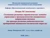 Состояние развития стратегических методов управления в промышленности авиационного направления техники