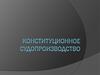 Конституционное судопроизводство