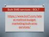 Bulk SMS services : BOL7