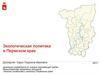 Экологическая политика в Пермском крае