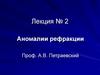 Аномалии рефракции