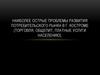 Наиболее острые проблемы развития потребительского рынка в г. Костроме (торговля, общепит, платные услуги населению)