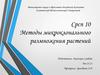 Методы микроклонального размножения растений