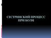 Сестринский процесс при боли пациента