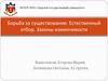 Борьба за существование. Естественный отбор. Законы изменчивости