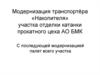 Модернизация транспортёра «Накопителя» участка отделки катанки прокатного цеха с последующей модернизацией палет всего участка