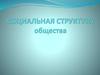 Социальная структура общества