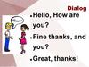 Greetings and introductions simple dialogs