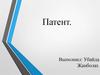 Патент. Процесс получения патента. Объект патентования