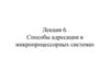 Способы адресации в микропроцессорных системах
