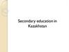 Secondary education in Kazakhstan