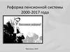 Реформа пенсионной системы 2000-2014 года