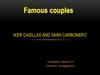 Famous couples. Iker Casillas and Sara Carbonero