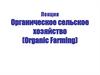 Органическое сельское хозяйство