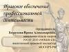 Правовое обеспечение профессиональной деятельности