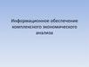 Информационное обеспечение комплексного экономического анализа