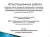 Аттестационная работа. Проектно-исследовательская деятельность учащихся старших классов