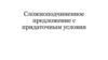 Сложноподчиненное предложение с придаточным условия