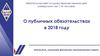 О публичных обязательствах в 2018 году