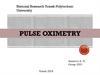 Pulse oximetry