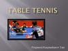 Table tennis