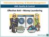 International Banking & Wealth Management. AML Quality & Control. Effective Anti – Money Laundering