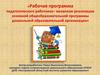 Рабочая программа педагогического работника– механизм реализации основной  программы дошкольной образовательной организации