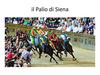 Palio di di Siena. Le contrade