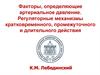 Факторы, определяющие артериальное давление. Регуляторные механизмы кратковременного, промежуточного и длительного действия