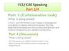 FCE/CAE Speaking Part 3/4