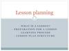 Lesson planning