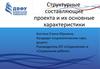 Структурные составляющие проекта и их основные характеристики