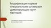Модификация кормов специальными штаммами доминирующих групп бактерий