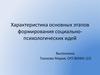 Характеристика основных этапов формирования социально-психологических идей