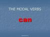 Модальные глаголы can / could