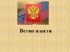 Ветви власти. Принцип разделения властей