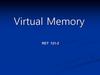 Virtual Memory