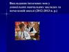 Викладання іноземних мов у дошкільних навчальних закладах та початковій школі (2012-2013 н. р.)