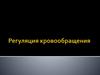 Регуляция кровообращения