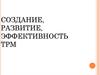 Создание, развитие, эффективность ТРМ